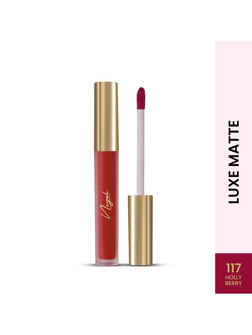 neyah luxe matte liquid lipstick (holly berry) - 21930475 -  Standard Image - 1