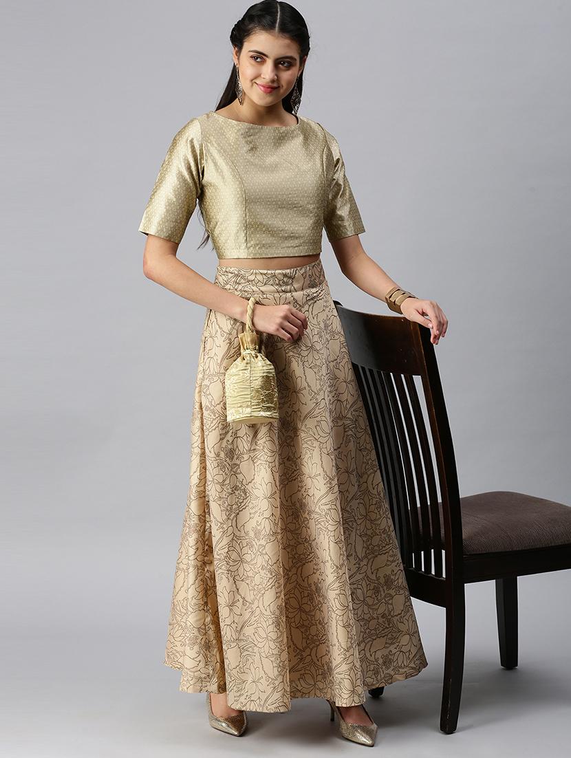 women beige short sleeve stitched blouse - 21930483 - Standard Image - 4
