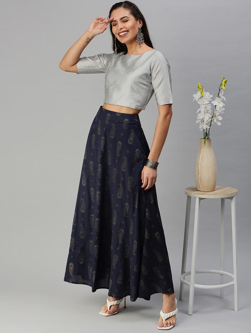 women silver short sleeve stitched blouse - 21930485 - Standard Image - 4