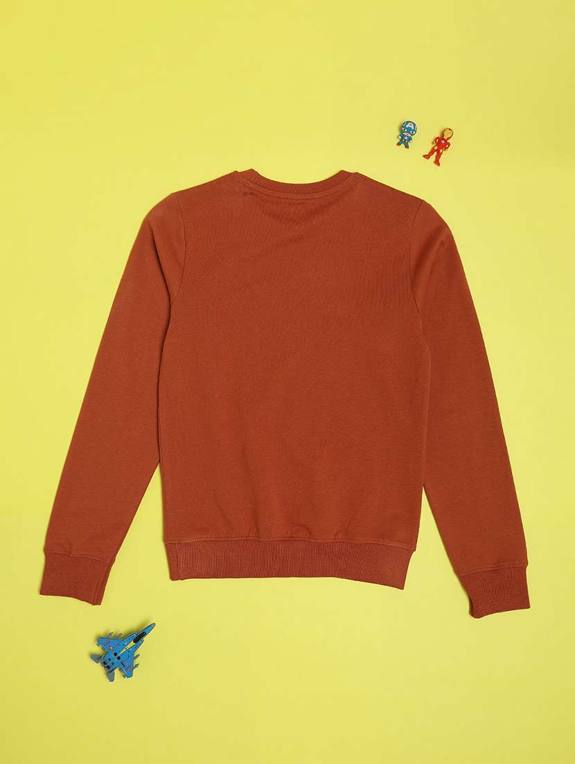 boys orange cotton blend t-shirt - 21930499 -  Standard Image - 1
