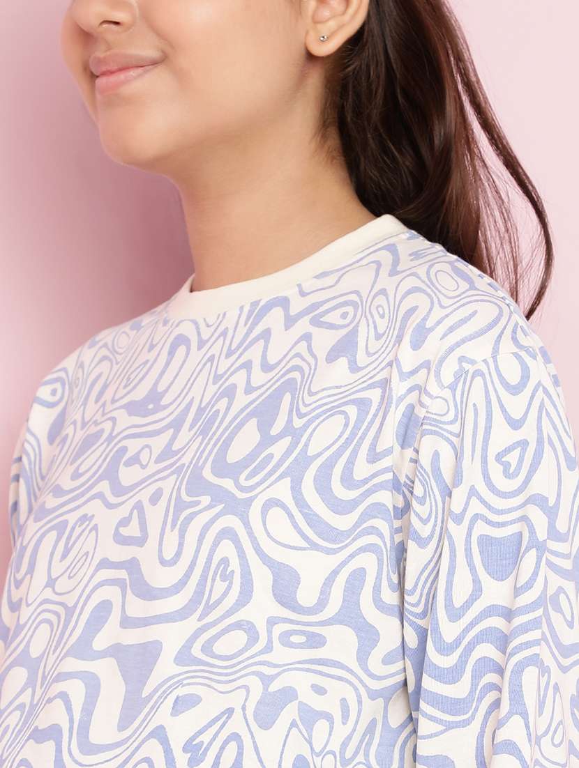 girls printed long sleeve pyjama set nightwear - 21930673 -  Standard Image - 4