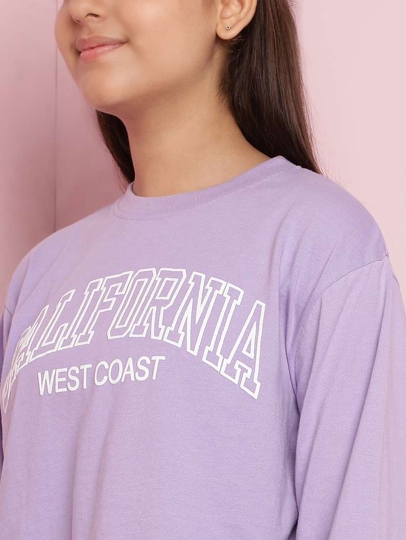 girls typographic long sleeve pyjama set nightwear - 21930677 -  Standard Image - 4