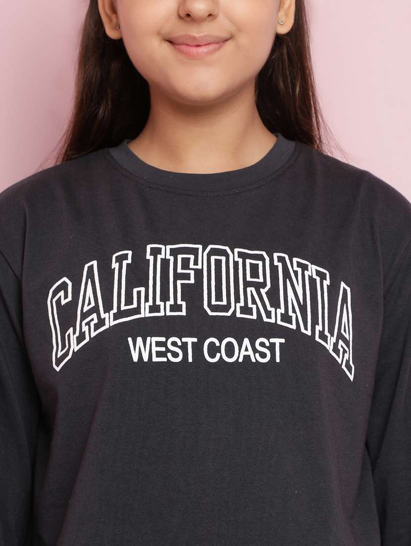 girls typographic long sleeve pyjama set nightwear - 21930678 -  Standard Image - 4