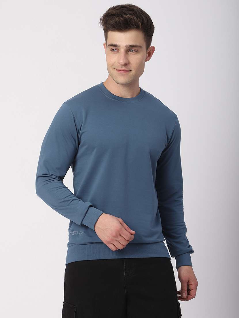men pack of 2 solid long sleeves sweatshirt - 21930738 -  Standard Image - 1