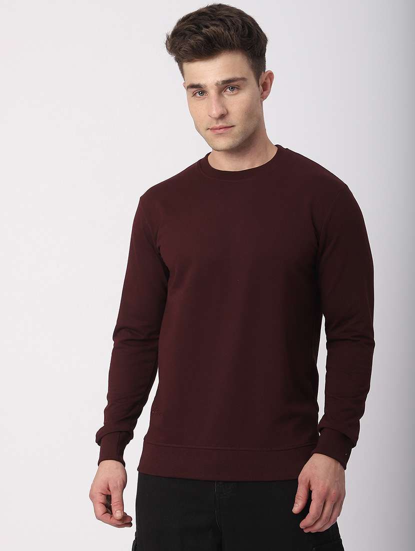 men pack of 2 solid long sleeves sweatshirt - 21930738 -  Standard Image - 4