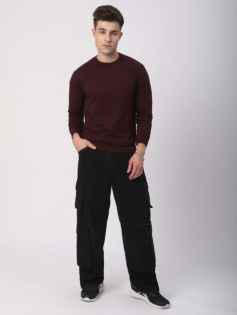 men pack of 2 solid long sleeves sweatshirt - 21930739 - Standard Image - 4