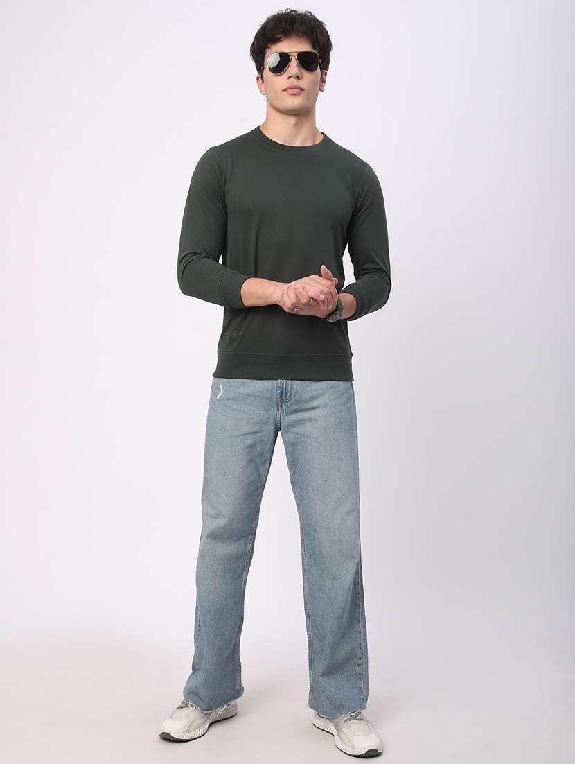 men pack of 2 solid long sleeves sweatshirt - 21930740 - Standard Image - 4