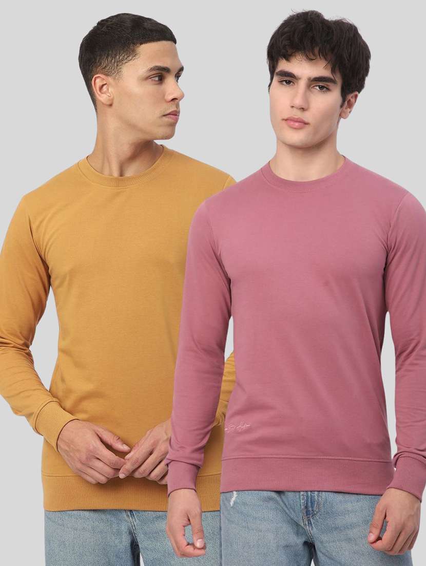 men pack of 2 solid long sleeves sweatshirt - 21930741 - Zoom Image - 0