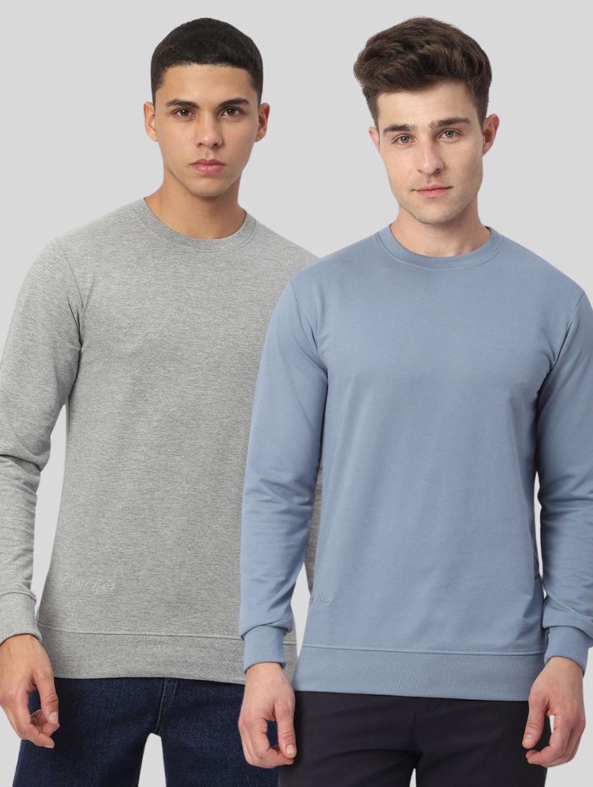 men pack of 2 solid long sleeves sweatshirt - 21930744 - Zoom Image - 0