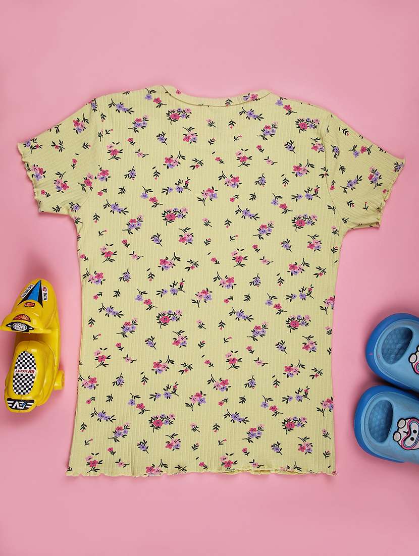 girls printed short sleeve tee - 21930811 -  Standard Image - 1