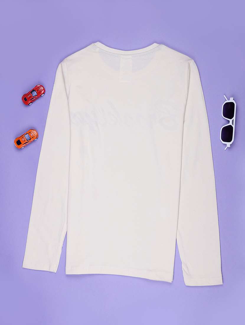boys chest print long sleeve t-shirt - 21930825 -  Standard Image - 1