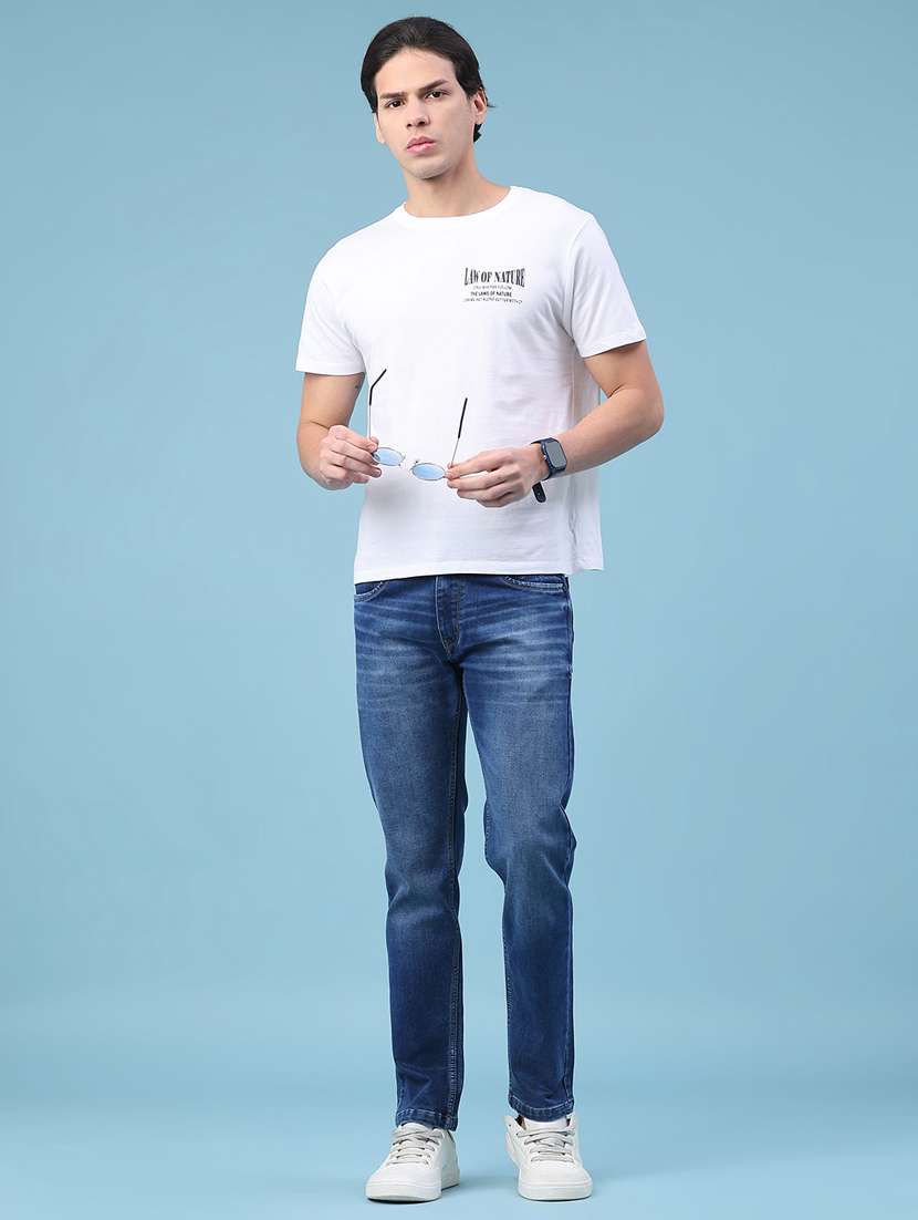 men printed short sleeve regular fit t-shirt - 21930891 -  Standard Image - 4