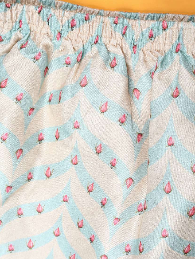 girls floral print lehenga choli with dupatta set - 21930943 -  Standard Image - 4