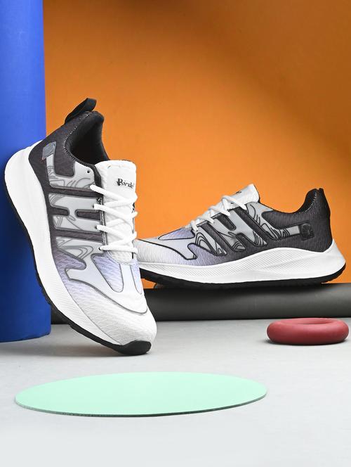 men grey lace-up sport shoe - 21930951 - Standard Image - 0