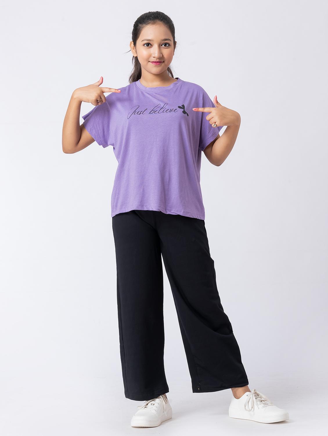 girls typographic short sleeve pyjama set nightwear - 21930987 - Standard Image - 4