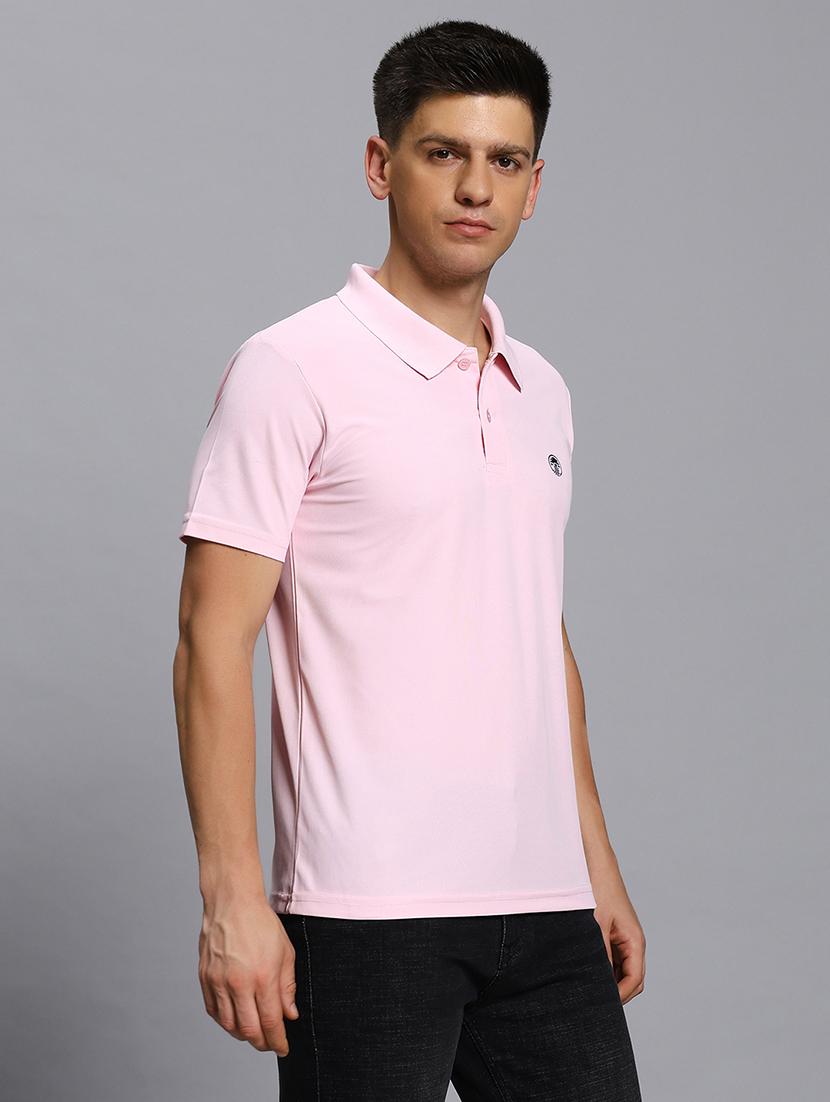 men solid short sleeve regular fit polo t-shirt - 21931018 - Standard Image - 1