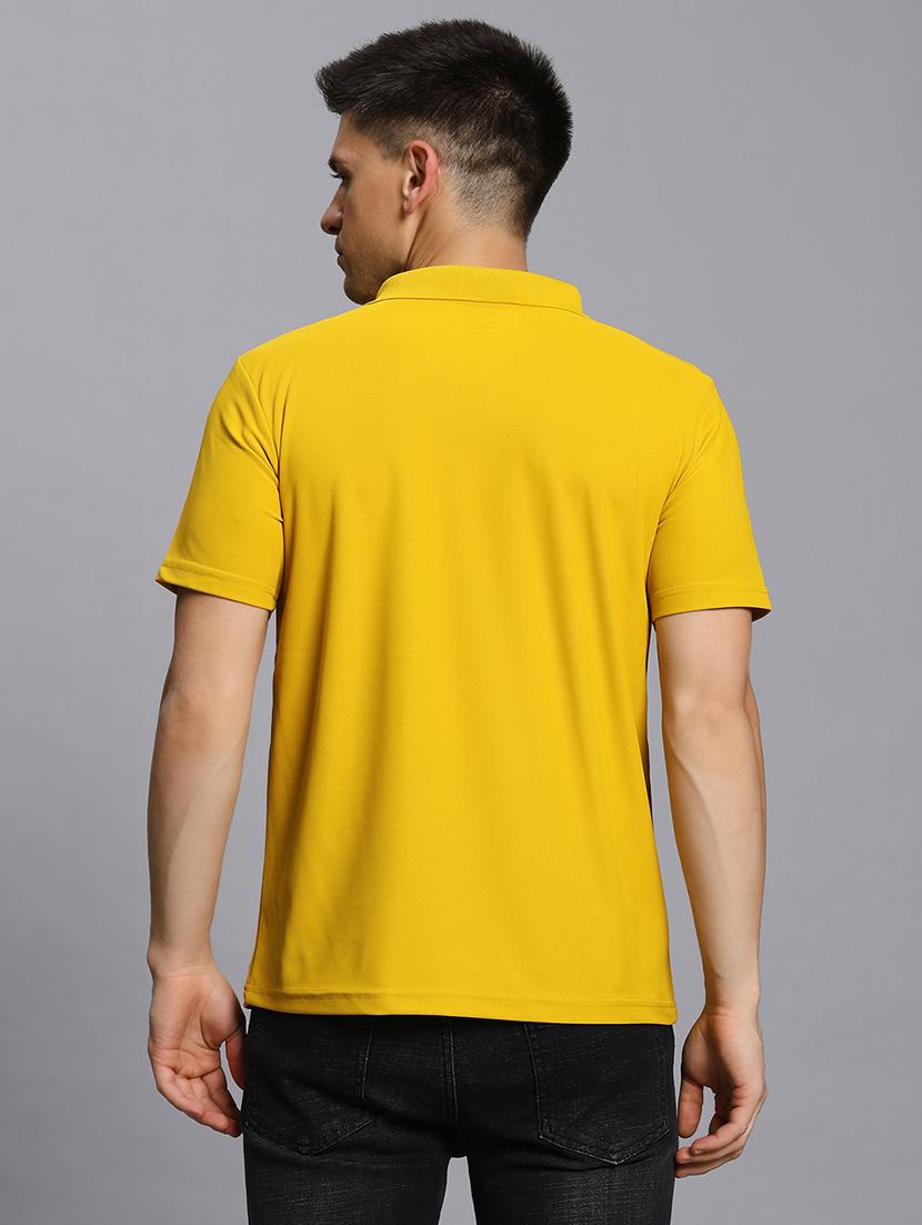 men solid short sleeve regular fit polo t-shirt - 21931020 - Standard Image - 4