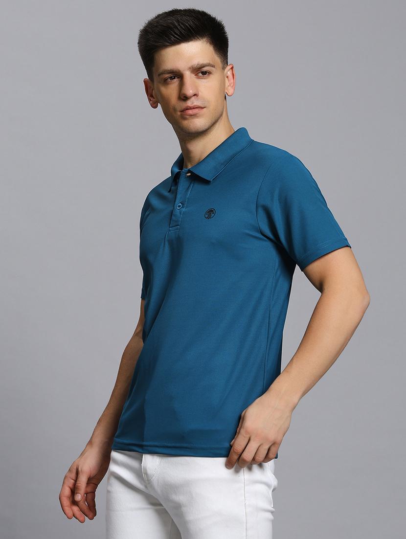 men solid short sleeve regular fit polo t-shirt - 21931024 -  Standard Image - 1