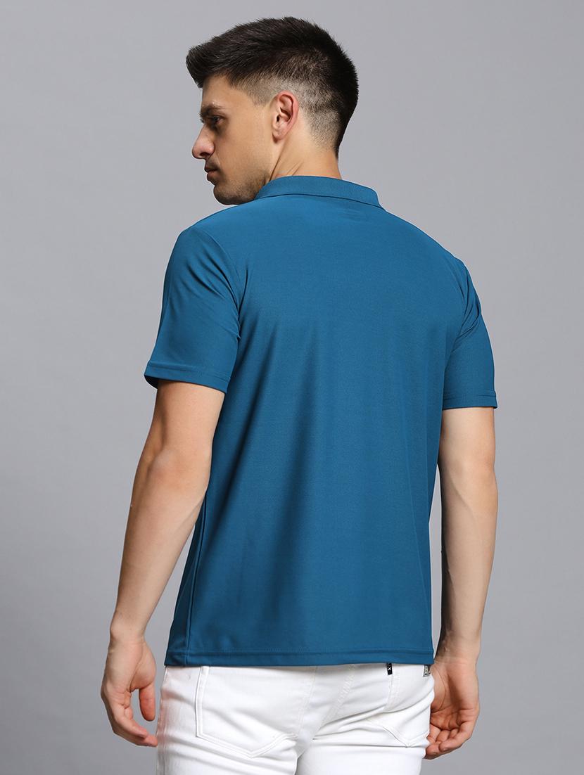 men solid short sleeve regular fit polo t-shirt - 21931024 - Standard Image - 4