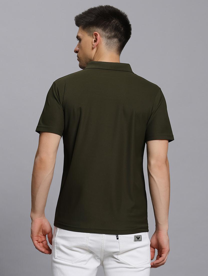 men solid short sleeve regular fit polo t-shirt - 21931027 - Standard Image - 4