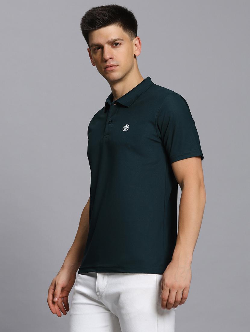 men solid short sleeve regular fit polo t-shirt - 21931028 - Standard Image - 1