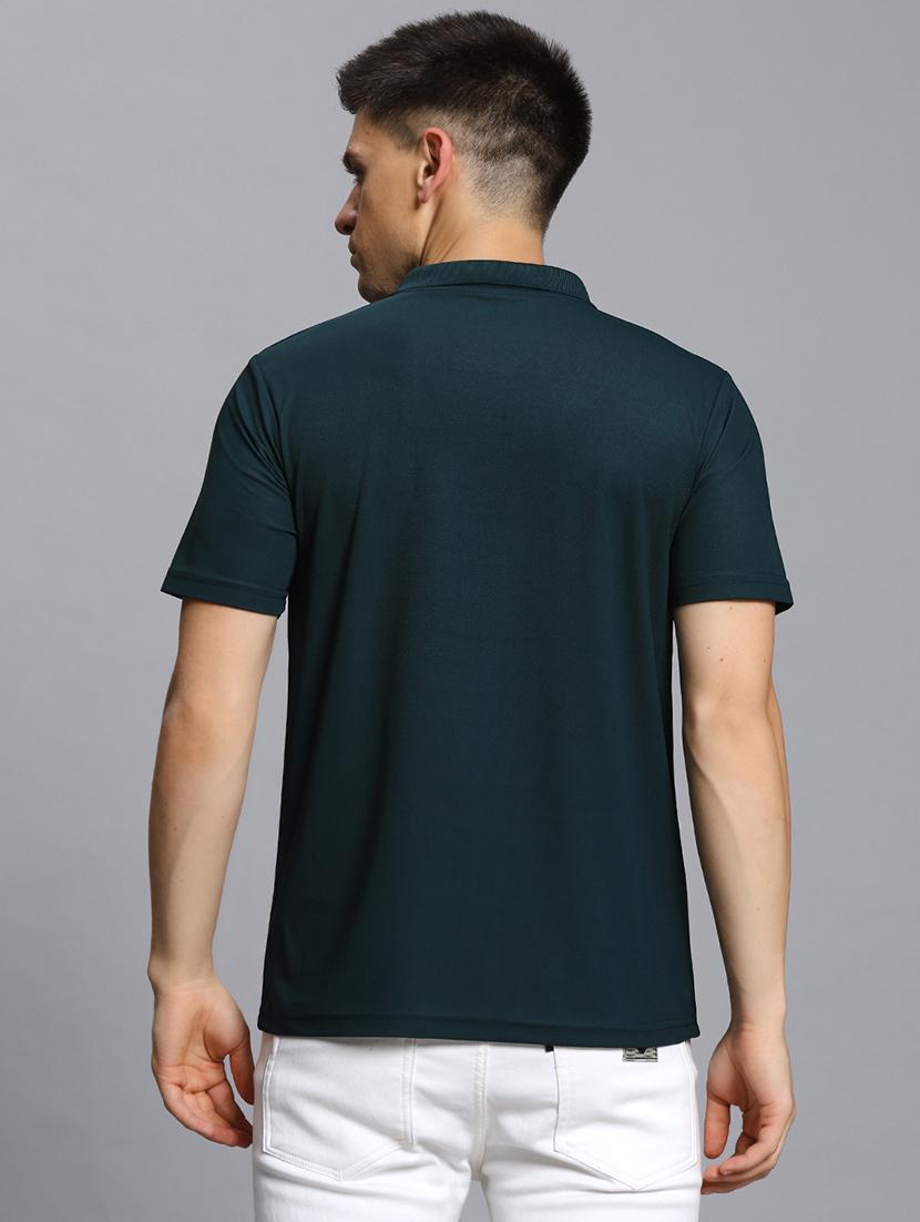 men solid short sleeve regular fit polo t-shirt - 21931028 - Standard Image - 4