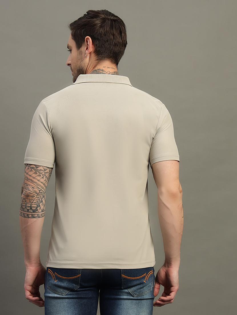 men striped short sleeve regular fit polo t-shirt - 21931040 - Standard Image - 4