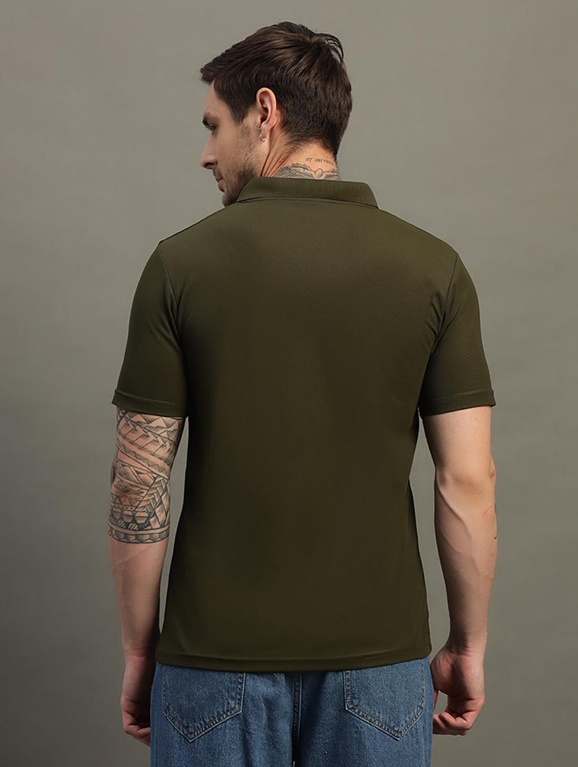 men striped short sleeve regular fit polo t-shirt - 21931043 - Standard Image - 4