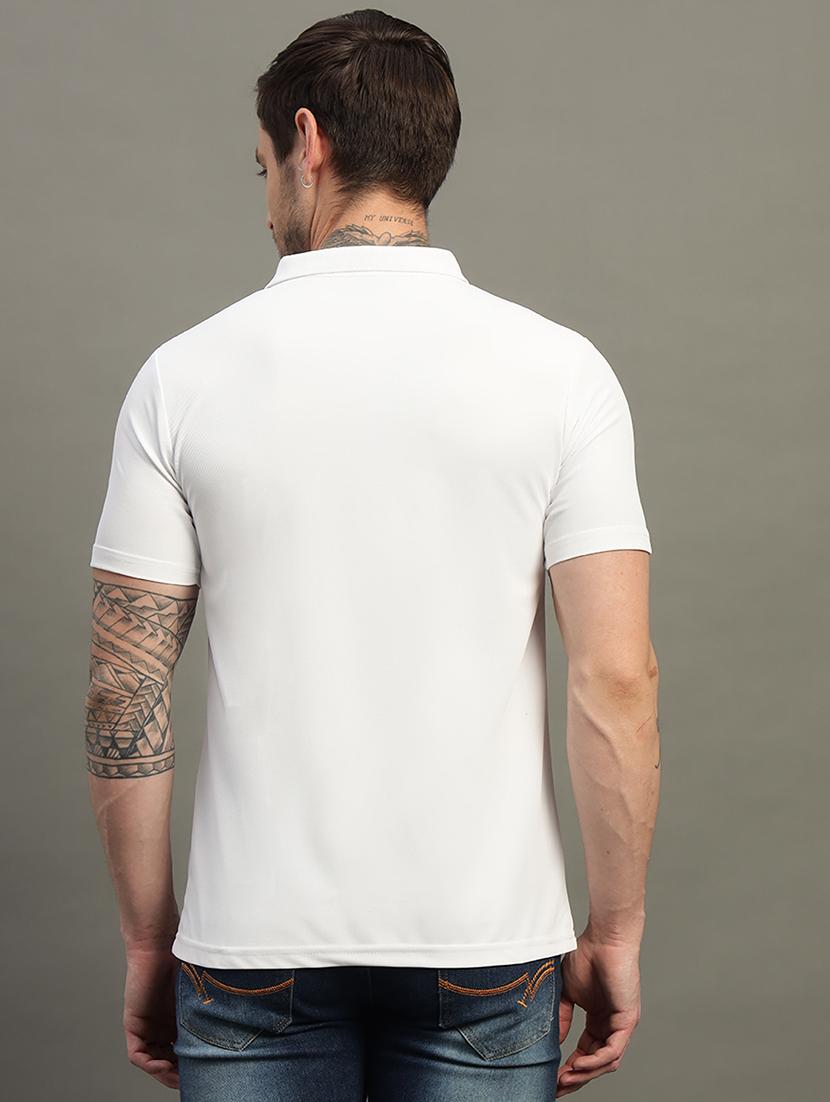 men solid short sleeve regular fit polo t-shirt - 21931049 - Standard Image - 4