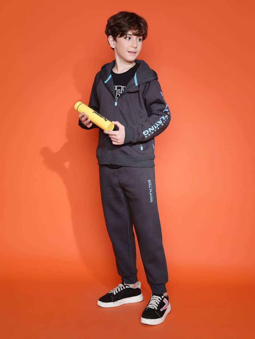 boys typographic long sleeve full length set - 21931060 -  Standard Image - 4