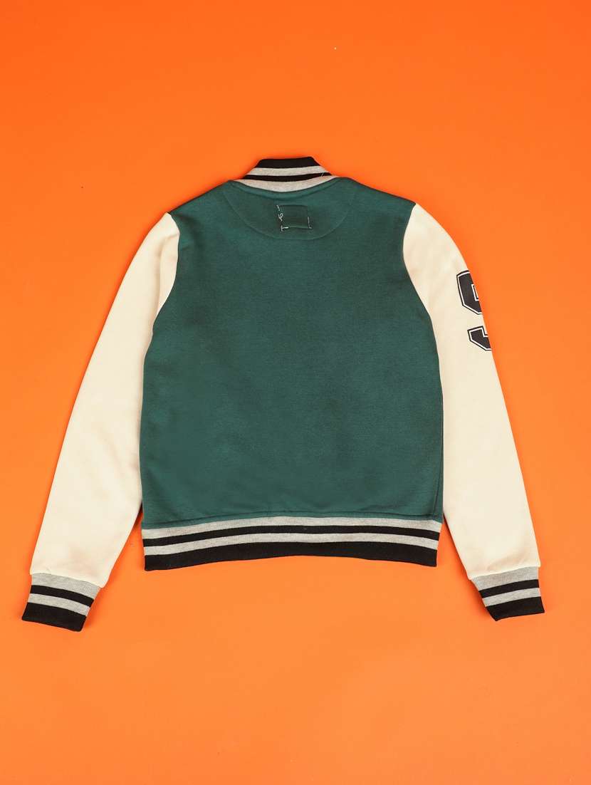 boys color block long sleeve varsity jacket - 21931070 -  Standard Image - 1