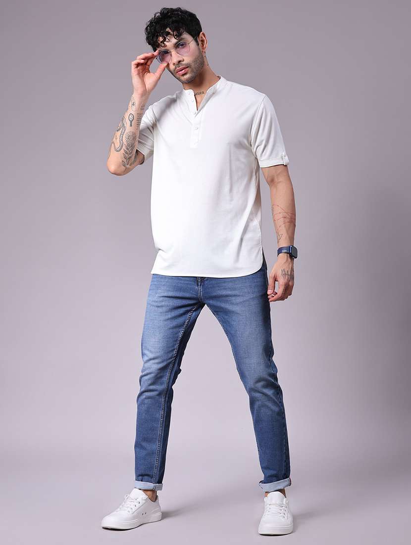 men solid short sleeve regular fit t-shirt - 21931265 - Standard Image - 4