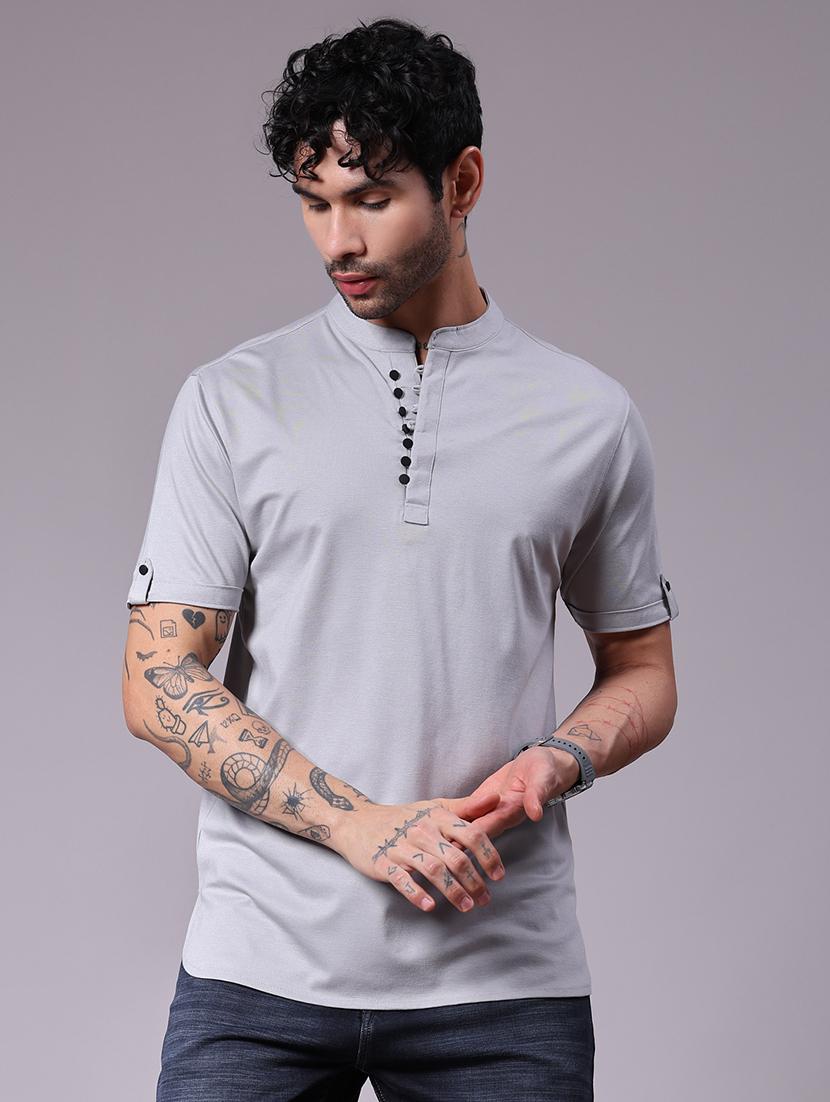 men solid short sleeve regular fit t-shirt - 21931295 -  Standard Image - 1