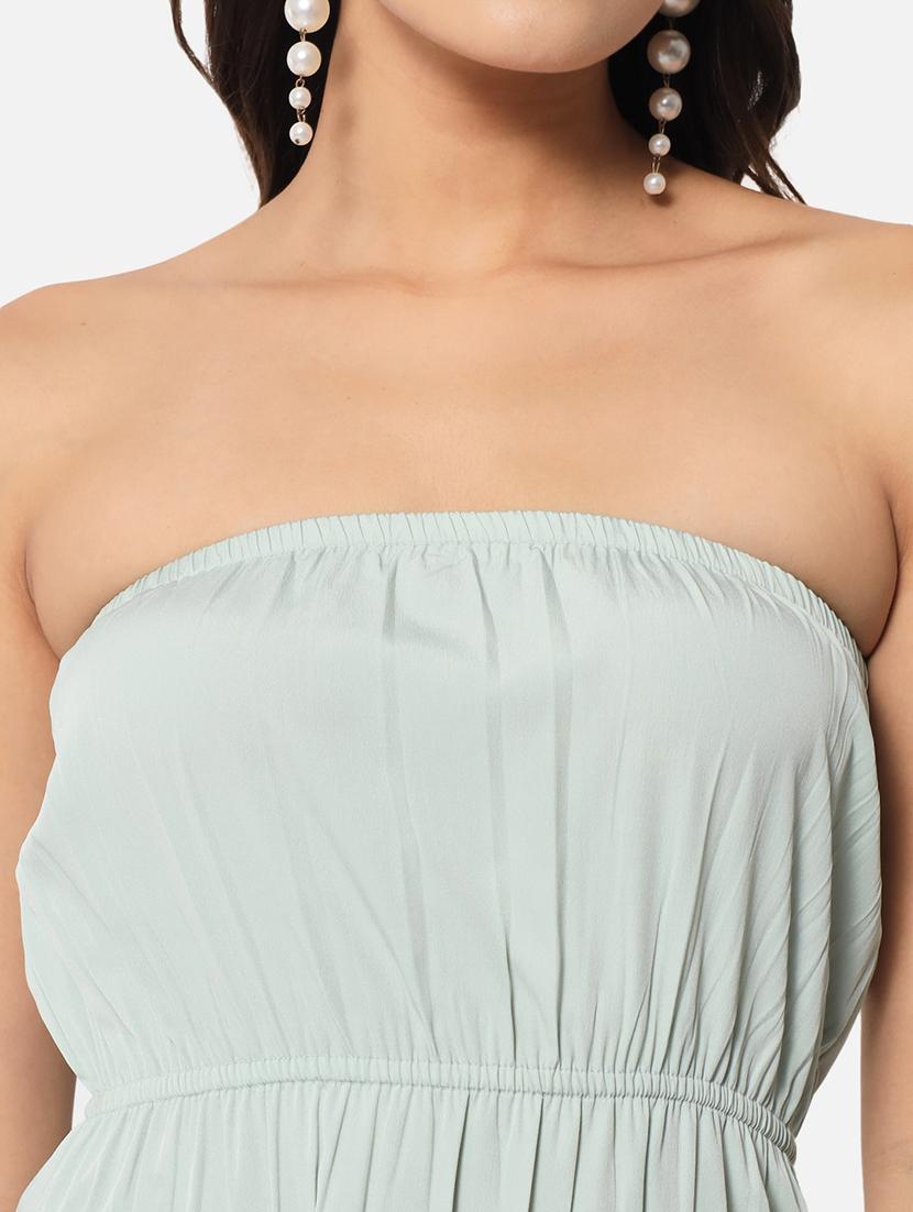 women solid sleeveless side slit tube dress - 21931430 - Standard Image - 4