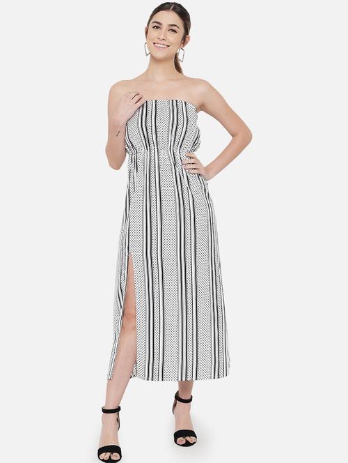 women white printed a-line tube dress - 21931452 -  Standard Image - 0