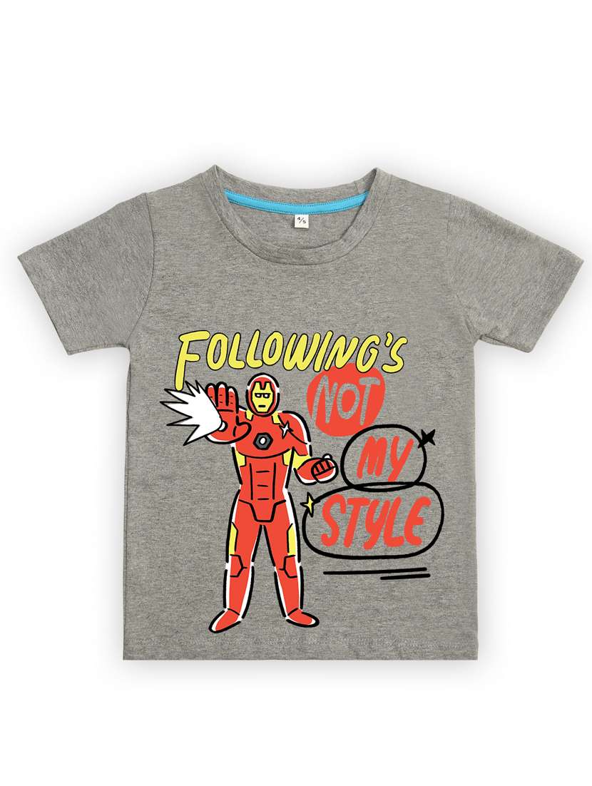 boys printed t-shirt & shorts casual wear set - 21931467 -  Standard Image - 1