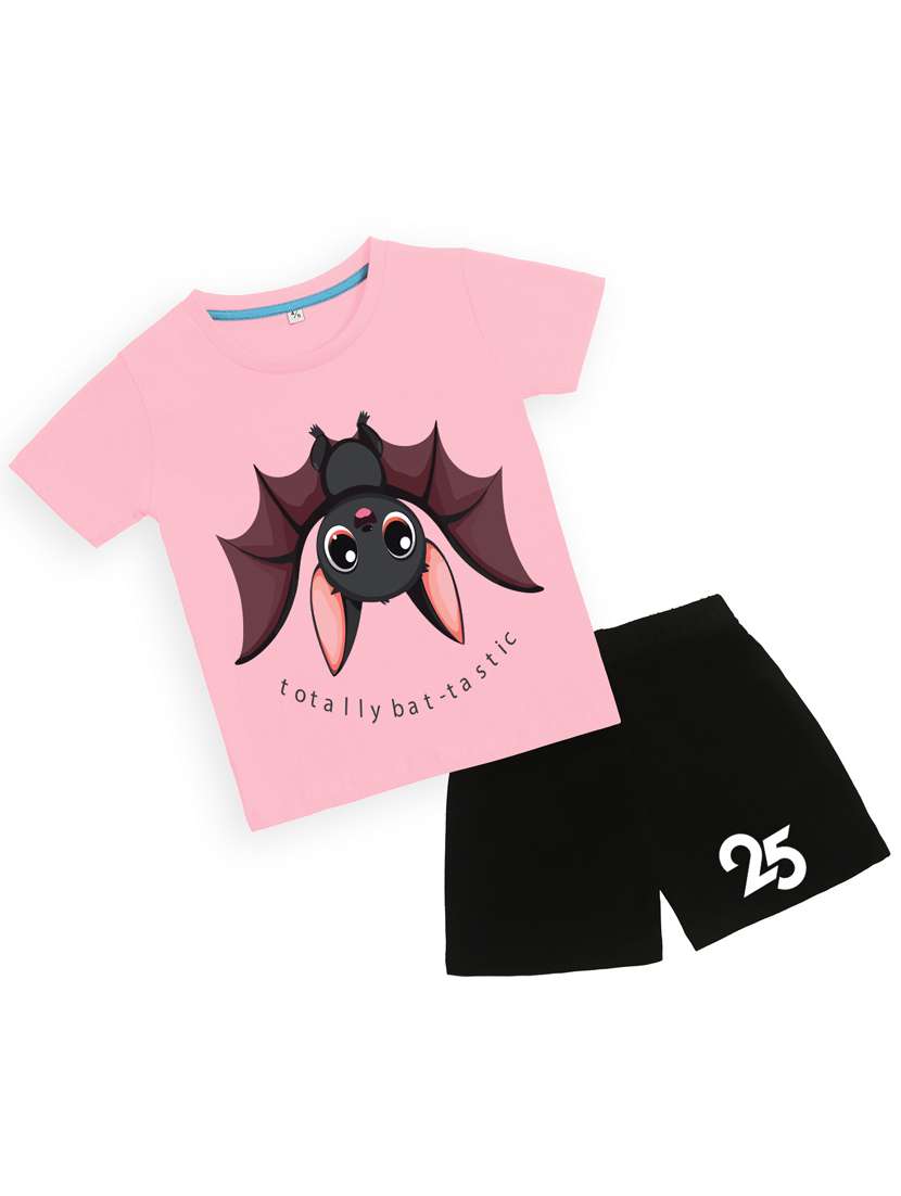 boys printed t-shirt & shorts casual wear set - 21931470 -  Standard Image - 1