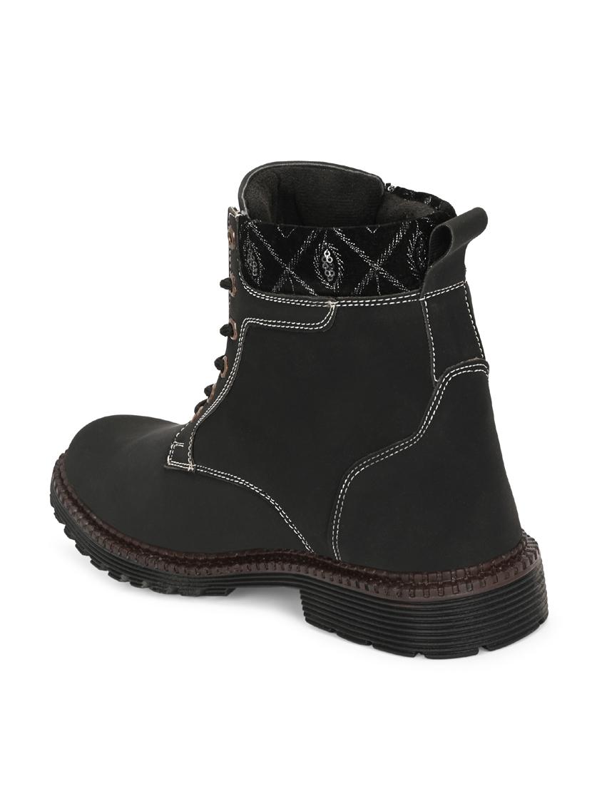 men black lace up boot - 21931620 - Standard Image - 4