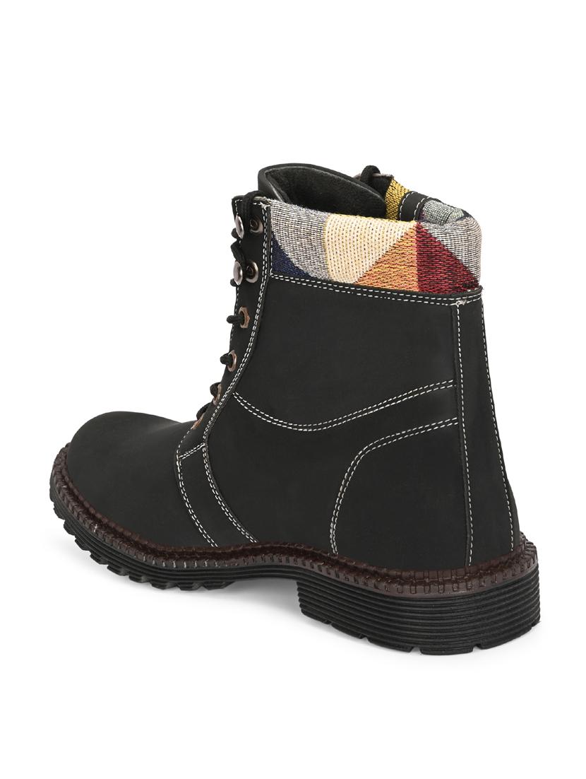 men black lace up boot - 21931621 - Standard Image - 4