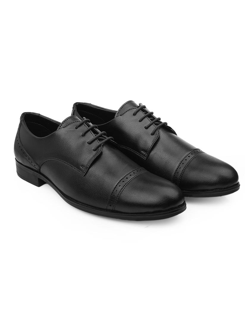 men black lace-up brouge - 21931651 - Standard Image - 1