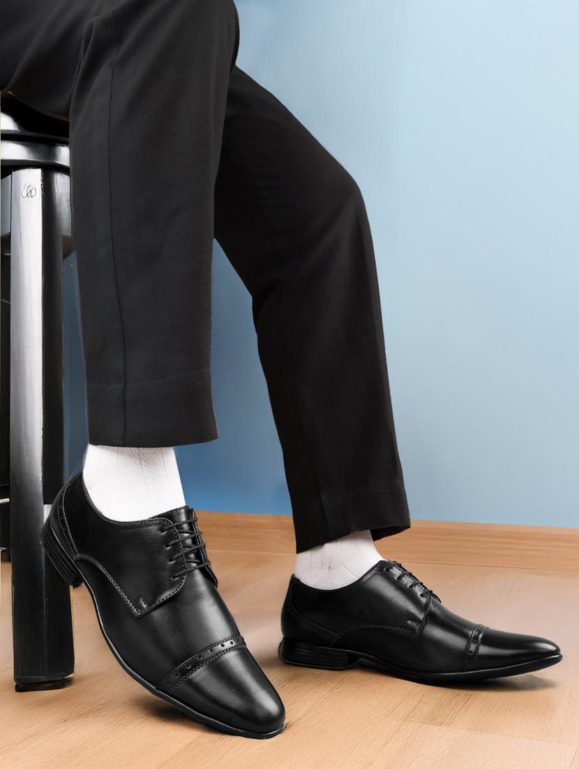 men black lace-up brouge - 21931653 -  Zoom Image - 0