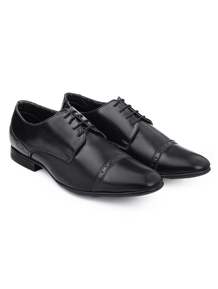 men black lace-up brouge - 21931653 -  Standard Image - 1