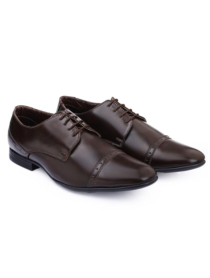 men brown lace-up brouge - 21931654 -  Standard Image - 1