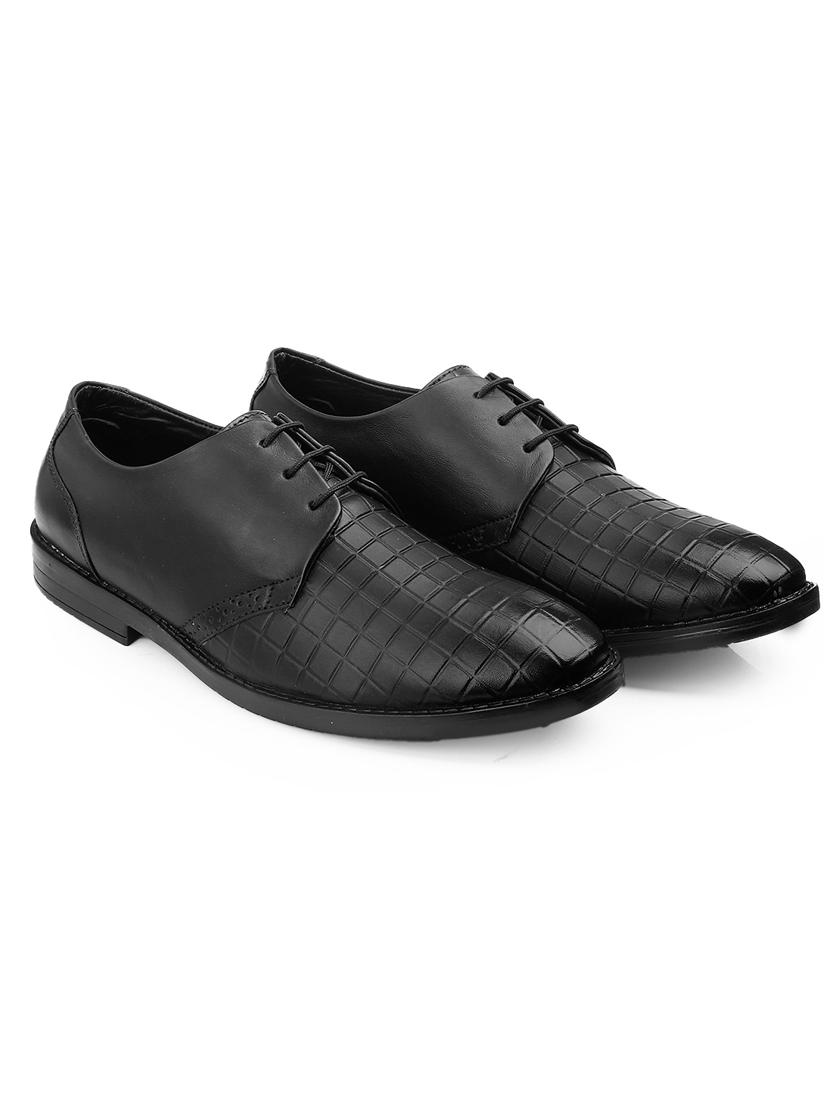 men black lace-up derby - 21931662 - Standard Image - 1