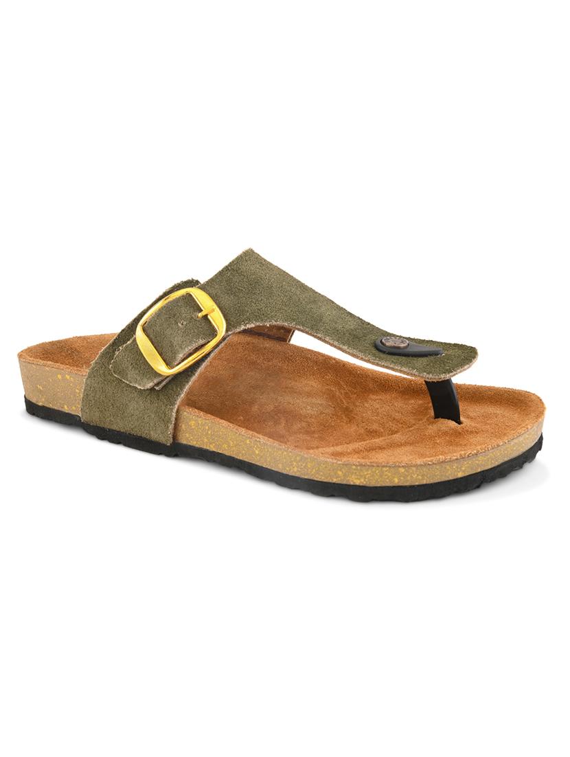 men solid toe separator sandal - 21931674 - Standard Image - 1