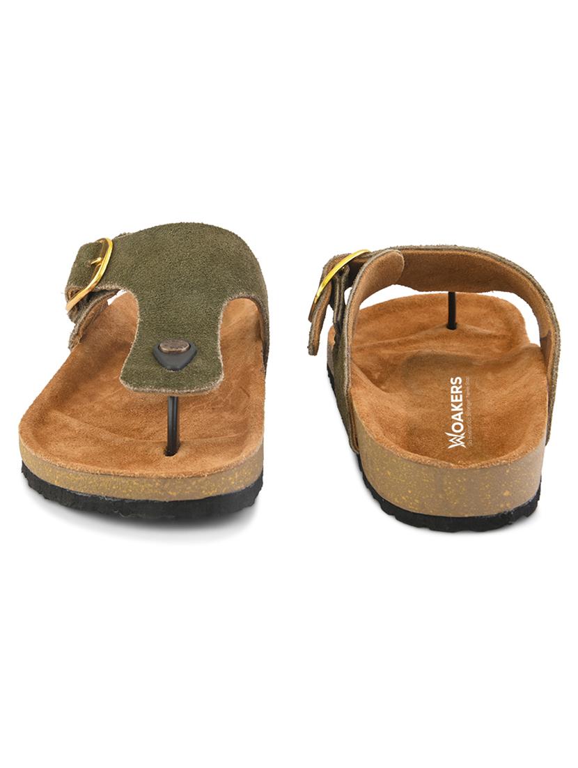 men solid toe separator sandal - 21931674 - Standard Image - 4