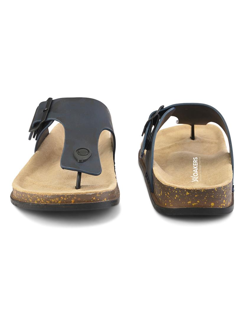 men printed toe separator sandal - 21931677 - Standard Image - 4