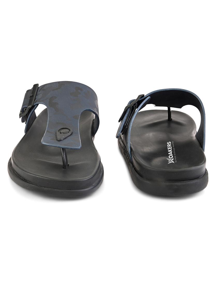 men printed toe separator sandal - 21931680 - Standard Image - 4