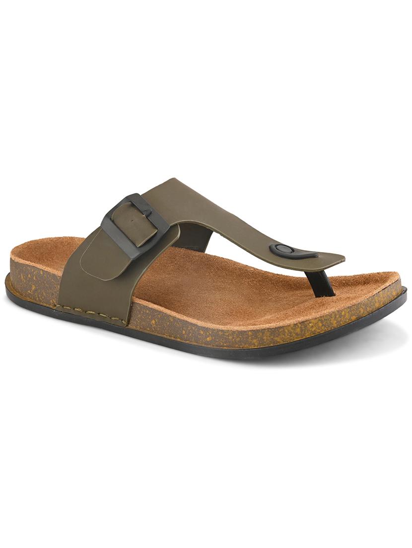 men solid toe separator sandal - 21931686 - Standard Image - 1