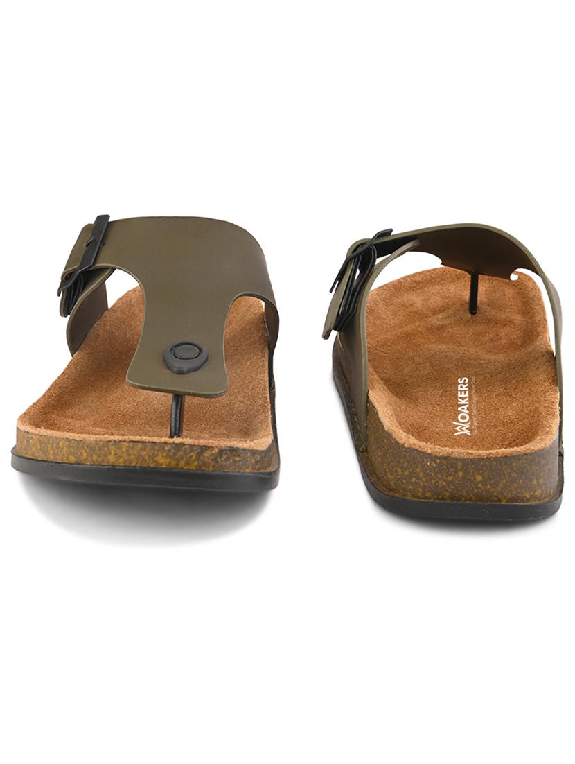 men solid toe separator sandal - 21931686 - Standard Image - 4